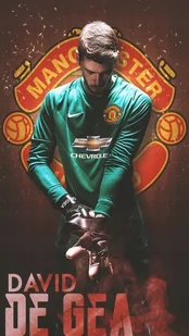 PODKŁADKA POD MYSZ Nadruk 22x18 cm David De Gea Manchester United Prezent - Podkładki pod mysz - miniaturka - grafika 1