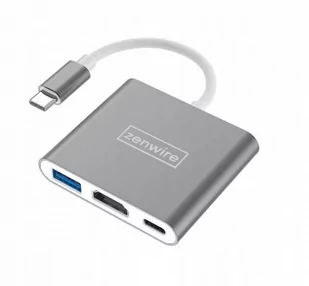 Przejściówka 3w1 Mhl Adapter, Zenwire, Hub USB-C 3.1 HDMI 4k Pd Macbook Dex - Huby USB - miniaturka - grafika 1