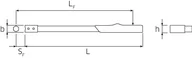 Klucze i nasadki - Klucz dynamometryczny seryjny 4-40Nm (4-30 ft.lb) 9x12mm wersja podstawowa STAHLWILLE - miniaturka - grafika 1