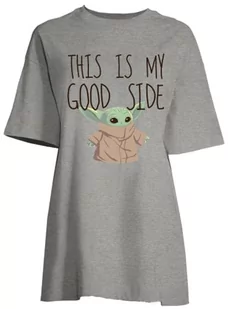 Star Wars Damska koszula nocna, Szary Melange, M - Piżamy damskie - miniaturka - grafika 1