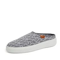 Trampki damskie - Dearfoams Damskie tenisówki Annie, szara dzianina, rozmiar 5,5 UK, Szare dzianinowe, 38.5 EU - miniaturka - grafika 1