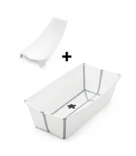 Stokke Flexi składana wanienka dzieięca Bath X-large Bungle - white - Wanienki dla dzieci - miniaturka - grafika 1