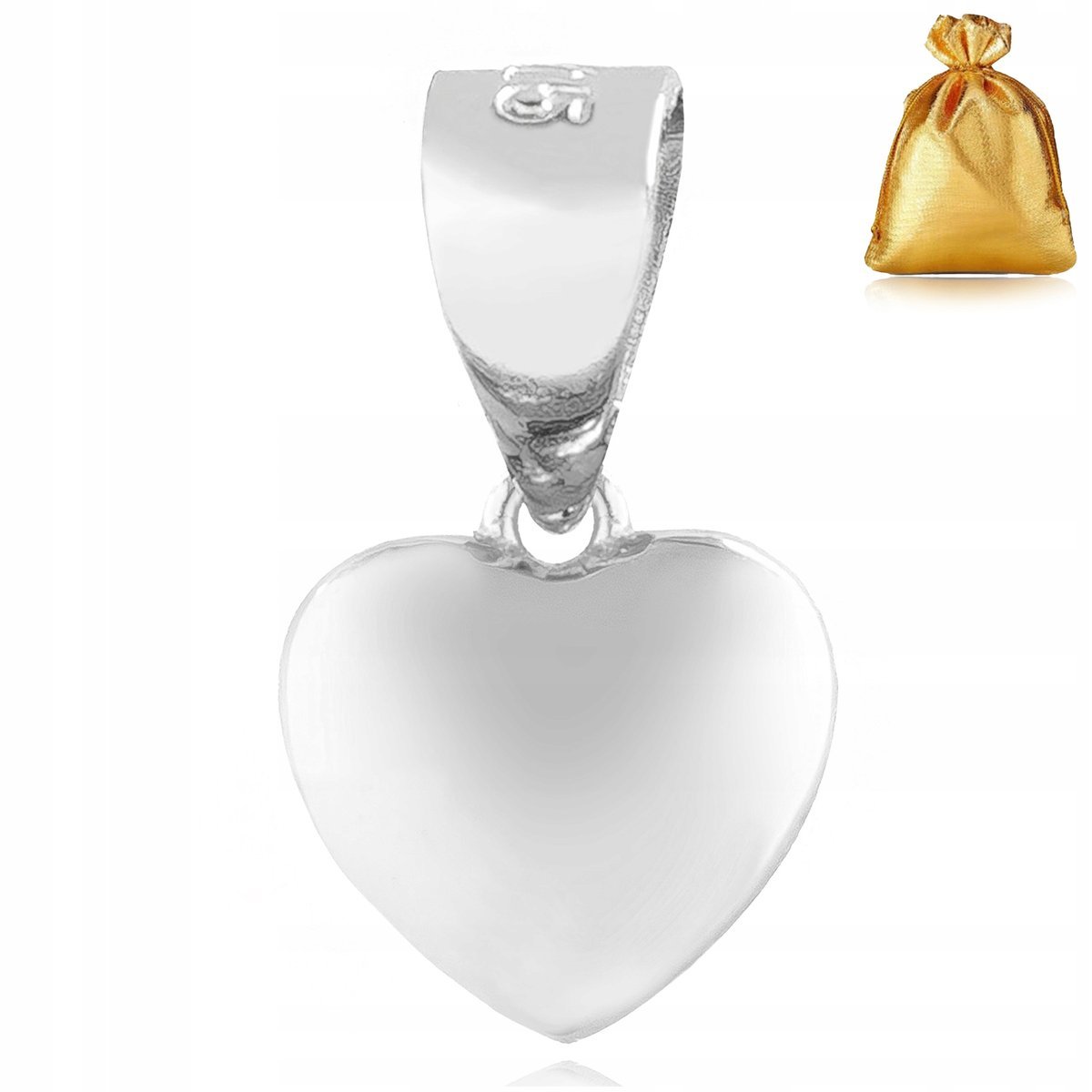 ZAWIESZKA NA ŁAŃCUSZEK PR. 925 WISIOREK SREBRNY SERCE SERDUSZKO CELEBRYTKA