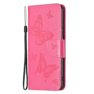 Etui i futerały do telefonów - Etui King Design kompatybilne z Xiaomi Redmi Note 11 Pro / Note 11 Pro+ 5G Etui na telefon ze skóry syntetycznej - Etui na telefon komórkowy różowo-czerwone - miniaturka - grafika 1