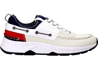 Sneakersy damskie - Tommy Hilfiger Sneakersy FM0FM02659 45 Fashion Boat Shoe Sneaker - grafika 1