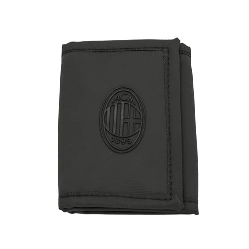 Portfel 60% PVC 40% PL - MILAN 143436, czarne, Standard, Współczesny