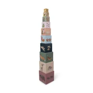 Układanki dla dzieci - Filibabba Piramida edukacyjna Cyfry Nordic animals - miniaturka - grafika 1