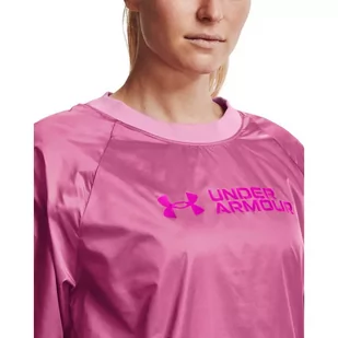 Bluza damska Under Armour Recover Woven Shine Crew - Bluzy sportowe damskie - miniaturka - grafika 3