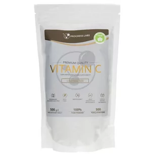 PROGRESS LABS Progress Labs Vitamin C 1000mg (L-Ascorbic ACID) - 500g duża dawka witaminy C - Witaminy i minerały PROGRESS LABS Progress Labs Vitamin C 1000mg (L-Ascorbic ACID) - 500g duża dawka witaminy C - Witaminy i minerały - miniaturka - grafika 1