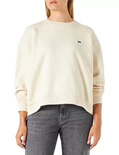 Lee Bluza damska Crew, écru, L - Bluzy damskie - miniaturka - grafika 1