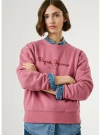 Bluzy damskie - Pepe Jeans Bluza "Baddy" w kolorze szaroróżowym - miniaturka - grafika 1