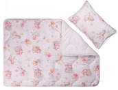 Kołdry i poduszki dla dzieci - Kołdra 100x135 i Poduszka 40x60 dla Dzieci Komplet Całoroczny Jednorożce - miniaturka - grafika 1