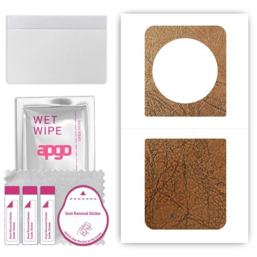 folia naklejka skórka strukturalna na TYŁ do Tecno Phantom V Flip 5G - Skóra Vintage - apgo SKINS