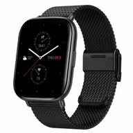 Smartwatch - Amazfit Zepp E Czarny-stalowy - miniaturka - grafika 1