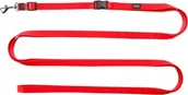 Smycze dla psów - Chaba CHABA SMYCZ SPACEROWA Z PASEM BIODROWYM 10mm/4m CZERWONA - miniaturka - grafika 1