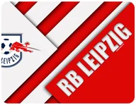 Podkładki pod mysz - PODKŁADKA POD MYSZKĘ RB LEIPZIG LIPSK + IMIĘ 23x19CM DO LAPTOPA - miniaturka - grafika 1