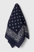 Apaszki i szaliki męskie - Polo Ralph Lauren apaszka wełniana kolor granatowy wzorzysta 712926107 - miniaturka - grafika 1