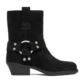 Botki damskie - Botki Badura EO-25FW109 Czarny - miniaturka - grafika 1