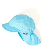 Czapki damskie - Sterntaler Baby czapka z daszkiem i ochrona kark kapelusz dla dzieci, Niebieski (Samtblau 399), 41 (Taglia unica: 41) - miniaturka - grafika 1