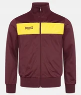 Bluzy męskie - Bluza poliestrowa LONSDALE ALNWICK bordowa stójka-XXL - miniaturka - grafika 1