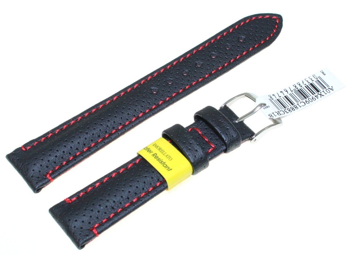 Skórzany wodoodporny pasek do zegarka 18 mm Morellato A01X4909C18883CR18