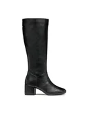 Kozaki damskie - Geox Kozaki D Eleana D46TWA 000TU C9999 Czarny - miniaturka - grafika 1