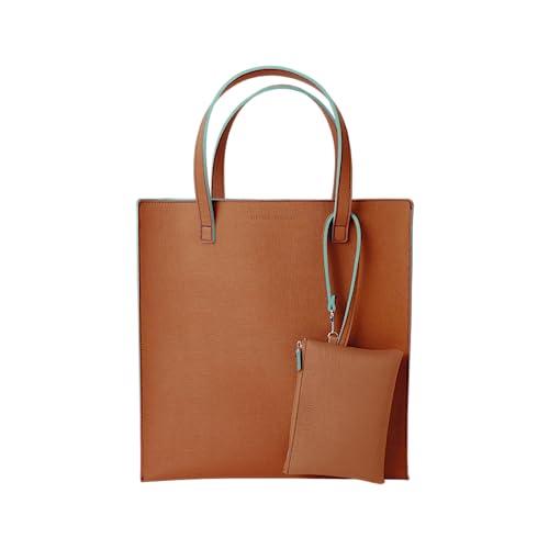 Remember Shopper z torbą w różnych kombinacjach kolorystycznych, Spice, L, Minimalistyczny