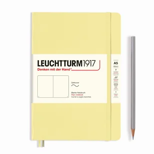 Notatnik Leuchtturm1917 Medium A5, miękka oprawa, gładki, vanilla - Notesy i bloczki - miniaturka - grafika 1