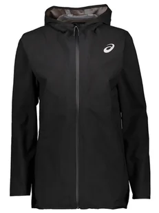 asics Kurtka przeciwdeszczowa w kolorze czarnym - Kurtki i kamizelki sportowe damskie - miniaturka - grafika 1