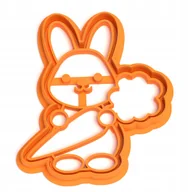 Formy do ciast - Foremka Zajączek Króliczek z marchewką Wielkanoc - miniaturka - grafika 1