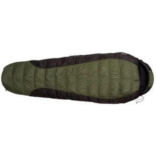 Śpiwór puchowy Warmpeace Viking 600 180 cm Zamek: Prawy / Kolor: zielony/szary - Śpiwory - miniaturka - grafika 1