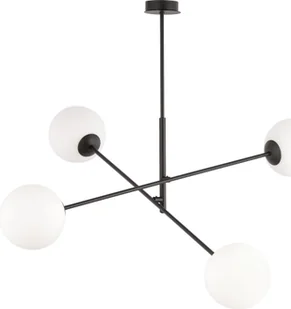 Lampa wisząca Orno LAINA lampa wisząca, moc max.4x40W, E14, czarno-biała - Lampy sufitowe - miniaturka - grafika 1