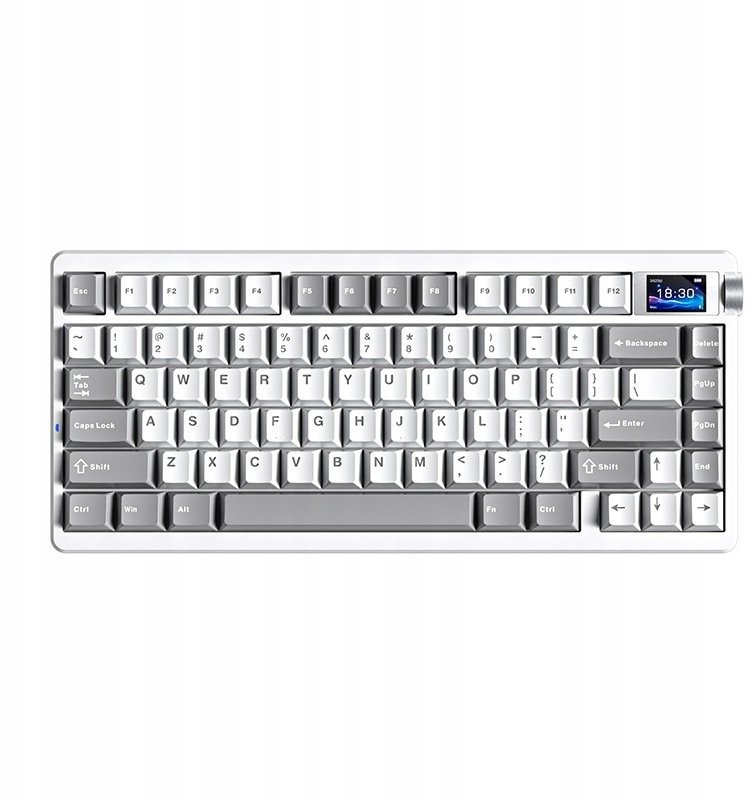Aula NOVA75 Biała/Szara - Star Vector Switches AULA-NOVA75-WG-SV