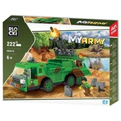 Klocki - Blocki KLOCKI BLOCKI MYARMY WOJSKO WYRZUTNIA RAKIET 222 EL. KB0916 - miniaturka - grafika 1