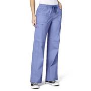 Spodnie damskie - WonderWink 5108PCBLXSP WonderFLEX damskie spodnie bojówki z wieloma kieszeniami, niebieski sufit, rozmiar XS - miniaturka - grafika 1