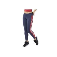 Spodnie sportowe damskie - Legginsy treningowe damskie Reebok Linear Logo - miniaturka - grafika 1