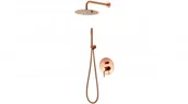 Zestawy prysznicowe - Rea P4111 Zestaw natryskowy podtynkowyLungo Rose Gold - miniaturka - grafika 1