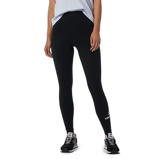 Spodnie sportowe damskie - Legginsy New Balance WP21509BK - czarne - grafika 1