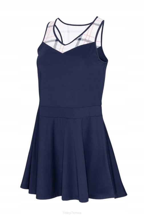 Sukienka tenisowa Fila Dress Fritza granatowa XL
