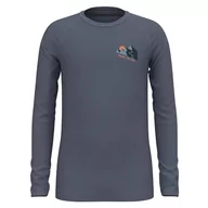 Odzież sportowa dziecięca - Odlo Active Warm Eco Base Layer dla dzieci z grafiką "Enjoy The Ride!" 116 - miniaturka - grafika 1