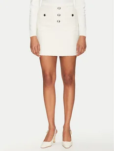 Morgan Spódnica mini 251-JABI Écru Slim Fit - Spódnice - miniaturka - grafika 1