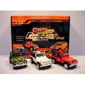 Samochody i pojazdy dla dzieci - Jeep Policyjny Metalowy Światło Dźwięk 1:30 Hit!!! - miniaturka - grafika 1