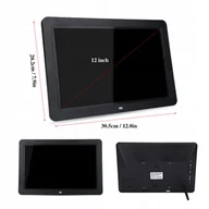 Ramki cyfrowe do zdjęć - ELEKTRONICZNA CYFROWA RAMKA NA ZDJĘCIA 12CALA HD 1280X800 + PILOT - miniaturka - grafika 1