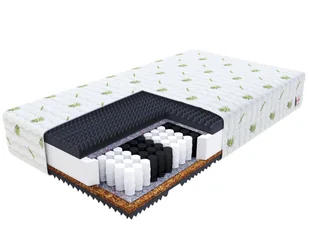 Materac kieszeniowy MORK z warstwą kokosa i pianką jeż - 160 x 200 - H4 twardy / H3 średnio twardy - 24 cm - Materace Materac kieszeniowy MORK z warstwą kokosa i pianką jeż - 160 x 200 - H4 twardy / H3 średnio twardy - 24 cm - Materace - miniaturka - grafika 1