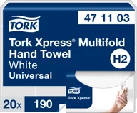 Ręczniki papierowe - Tork Ręczniki Xpress® Multifold Natural White H2 190 szt.x20 - miniaturka - grafika 1