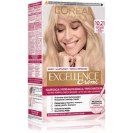 Farby do włosów i szampony koloryzujące - Loreal Excellence Creme 10.21 Bardzo bardzo jasny perłowy blond - miniaturka - grafika 1