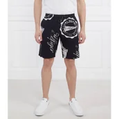 Spodenki męskie - Tommy Hilfiger Szorty HARLEM PENNANT PO | Regular Fit | z dodatkiem lnu - miniaturka - grafika 1
