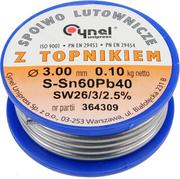 Cynel Spoiwo lutownicze sn60pb40 3,0/100 (76826)