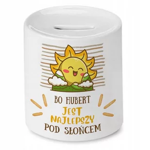 Skarbonka Dla Huberta na Urodziny Imieniny Prezent z Nadrukiem ze Zdjęciem - Skarbonki - miniaturka - grafika 1