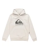 Bluzy dla chłopców - Quiksilver Chłopięca bluza z kapturem z dużym logo, młodzieżowy sweter (1 szt.) - miniaturka - grafika 1